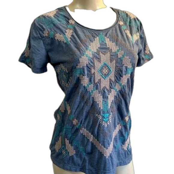 JOHNNY WAS embroidered shirt / 
Top  SMALL - Picture 9 of 9